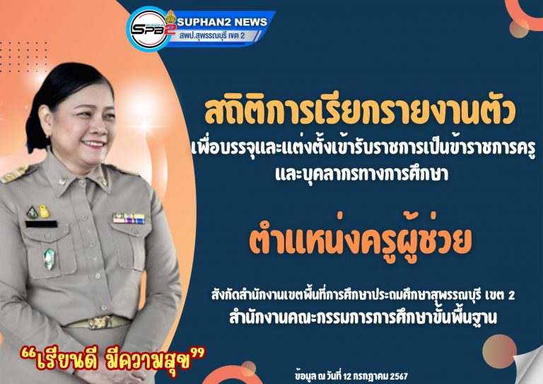 สถิติรับสมัครครูผู้ช่วย (1)